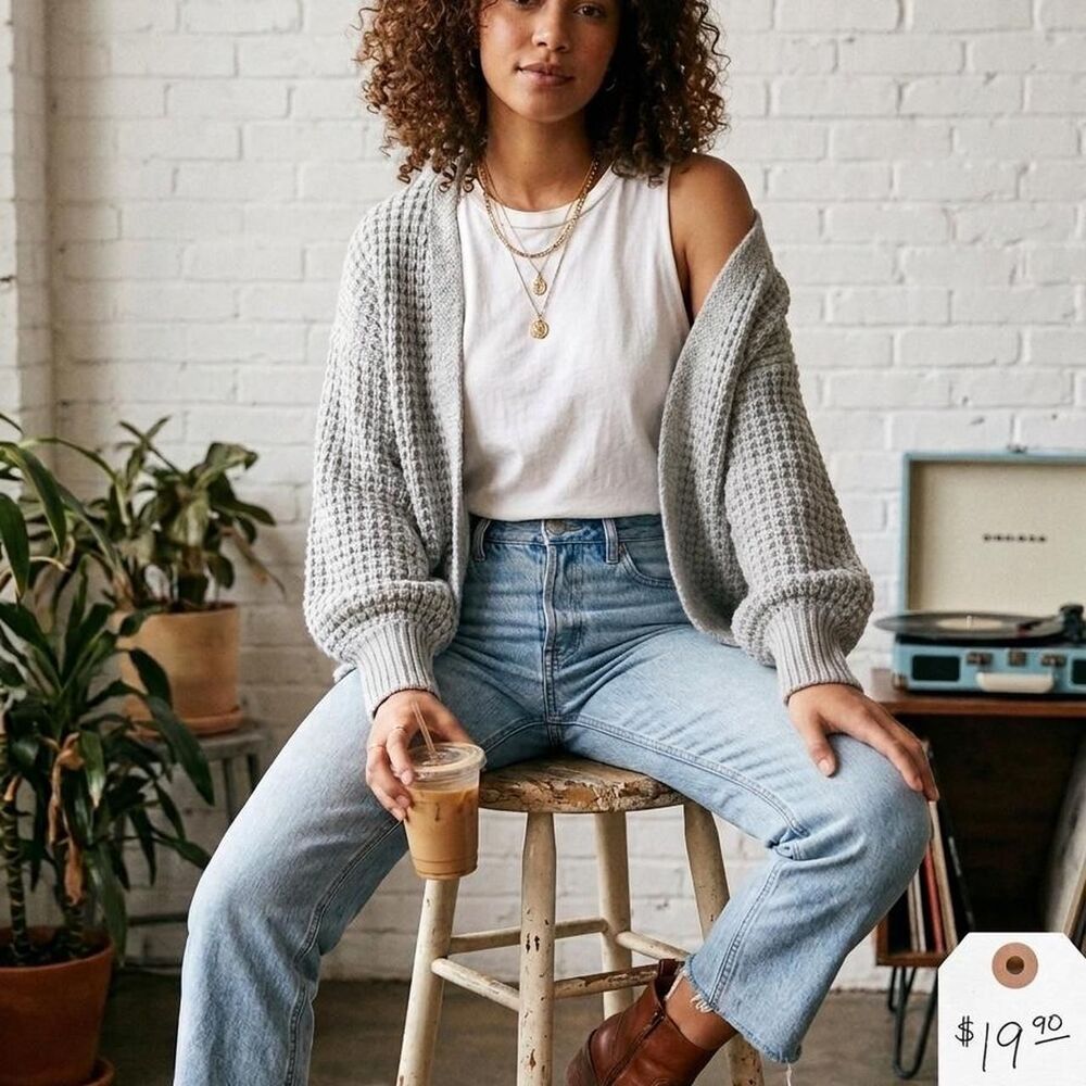 Emery-rose Women's Grey Cardigan